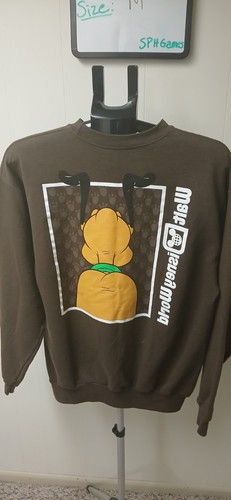 Felpa Disneyland Walt Disney world marrone Pluto Hanes Medium Disney!!! - Foto 7 di 9