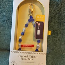 Chic Trendy Pink Beaded Lanyard Wristlet Phone Strap Boho Iphone Feminine