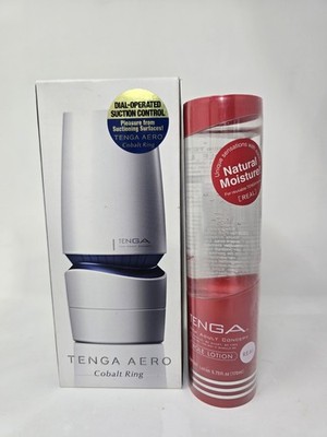 TENGA AERO Reusable Male Masturbator/Stroker w/Drying Stand NIB w Hole Lotion
