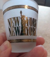 New York Frosted Shot Glass