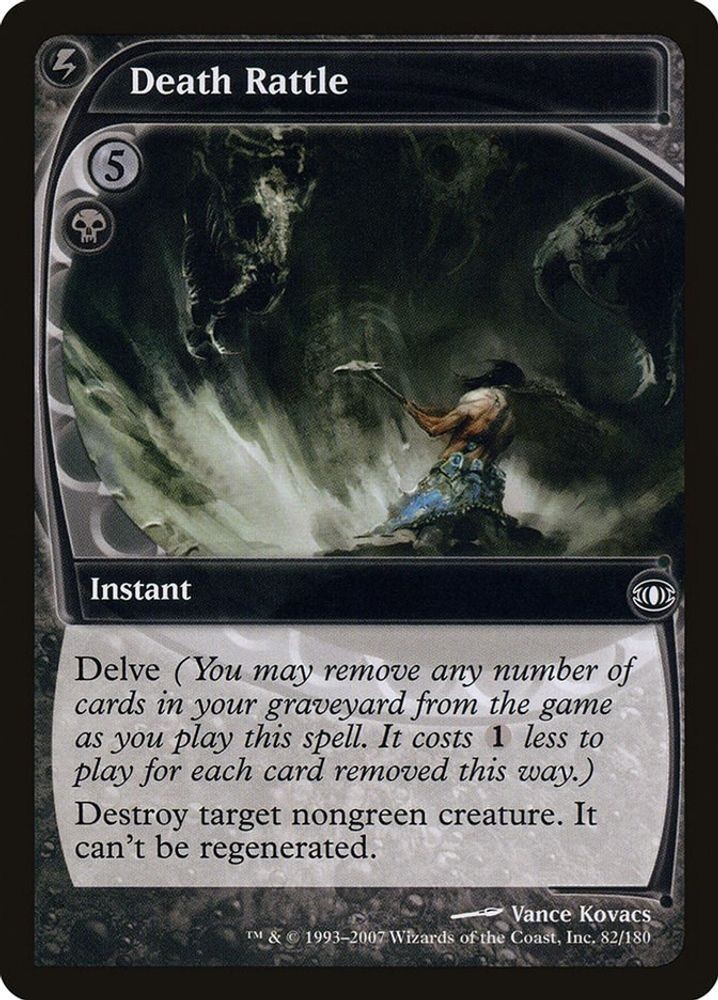 2007 Magic: The Gathering: Future Sight - Death Rattle (#82, C, Near Mint)