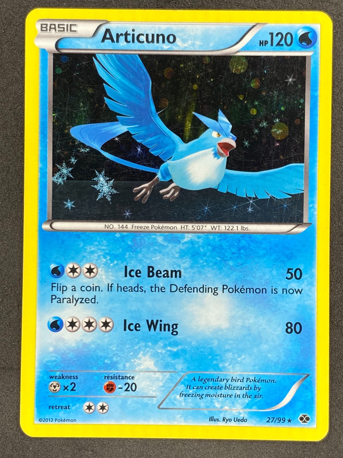 Pokémon Articuno Cosmos Holo 27/99 NXD Next Destinies LP