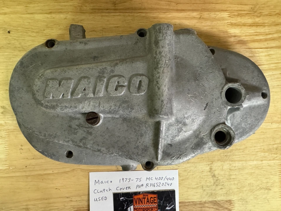 Maico 1973-75 MC400/440 Clutch Cover Engine Cover Part # R316520240 Used - Image 2 of 4