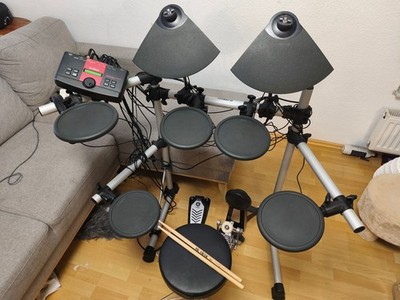 Yamaha DTXPLORER E-Drumset mit Drumsticks, Hocker und Sennheiser HD 280 Pro