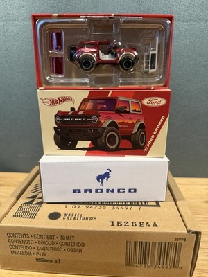 Mattel Hot Wheels RLC Exclusive '21 Ford Bronco Red/White Non-Chase ( JJY74)