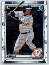 2020 Bowman Chrome Antonio Cabello 1st Bowman Rookie New York Yankees RC #BCP-85