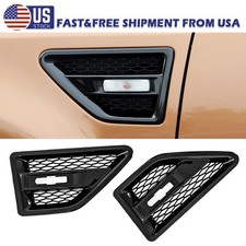 For 2006-2016 Land Rover Freelander 2 Lr2 Black Side Fender Air Vent Grill Cover For 2006-2016 Land Rover Freelander 2 Lr2 Black Side Fender Air Vent Grill Cover