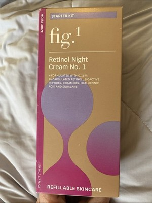 Fig. 1 Retinol Night Cream No. 1 Level 1 STARTER KIT ~ 50mL / 1.7 Fl Oz