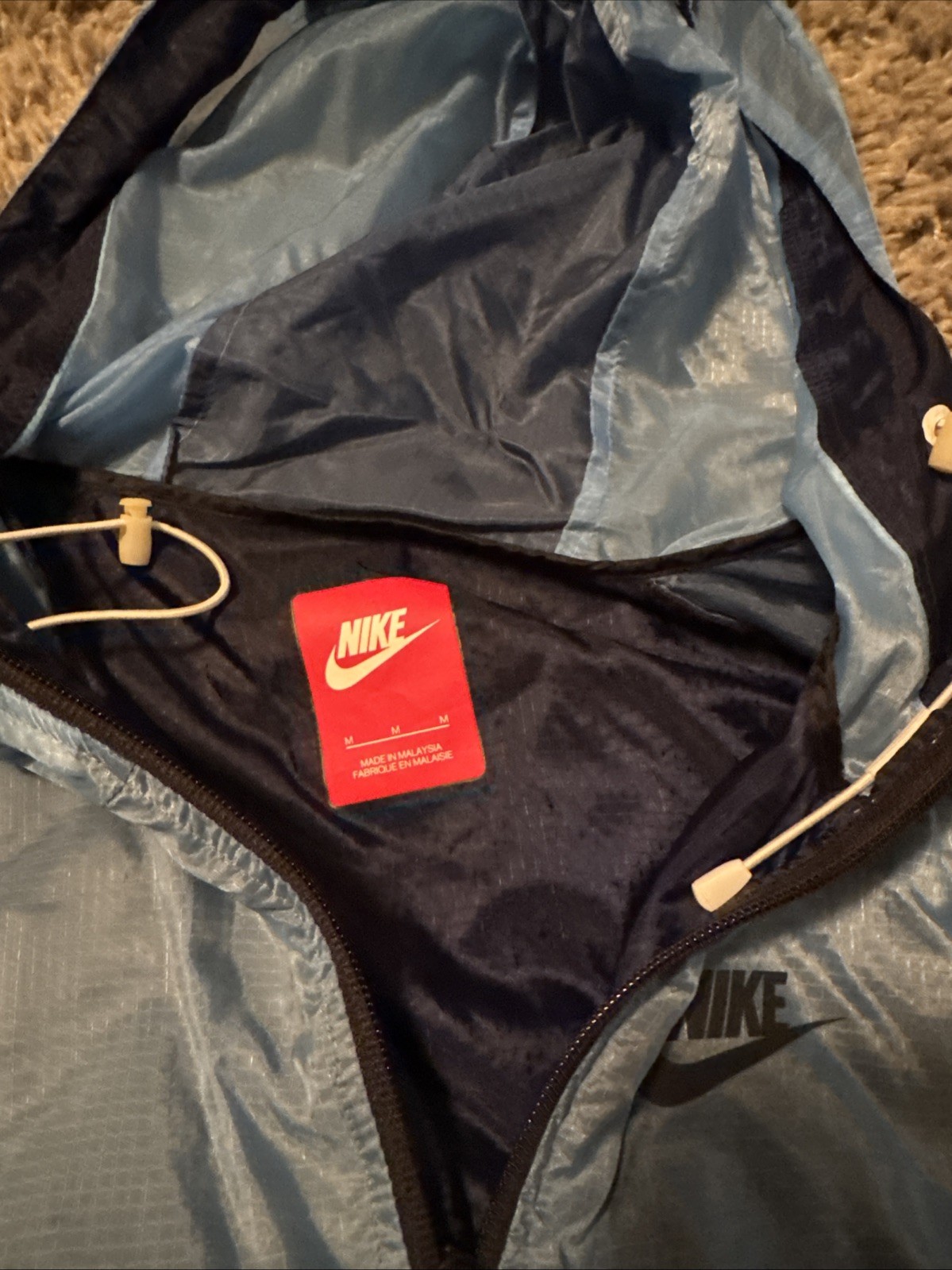 Nike Tech Windrunner Jacket Hyperfuse Nylon Blue … - image 3
