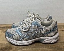 Asics Gel-1130 Silver Pack Blue Fade Athletic Run Shoes Youth Sz 5 Women Sz 7