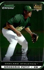 Gregorio Petit 2008 Bowman Draft Picks & Prospects #BDP54 Athletics MLB READ