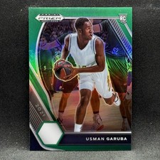 Usman Garuba Rookie GREEN 2021 Panini Prizm Draft Picks #41 Real Madrid