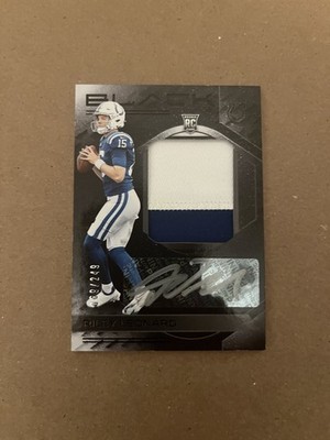 2025 Panini Black - Riley Leonard Rookie Patch Auto /249 RPA SP #RKPA-RLD (RC)