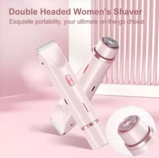 2 in 1 Dual Head Electric Lady Waterproof Shaver Razor for Women &&&&&&&/////