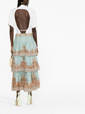 Zimmerman Devi tiered skirt size 1