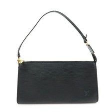 Louis Vuitton Epi Pochette Accessoires Hand Bag Noir M52942 Authentic Used F/S