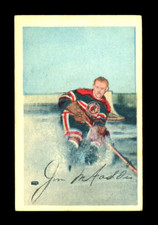 1952-53 PARKHURST NHL HOCKEY #38 Jim McFadden EX+ Chicago Black hawks Card