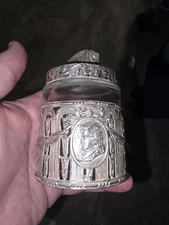 1888-1889 Wolf & Knell Beethoven Inspired Antique Hanau Silver Tea Caddy
