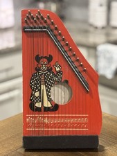 Vintage DDR Musima Zither 25-String Folk Instrument Toy w/ Box Gift for Kids