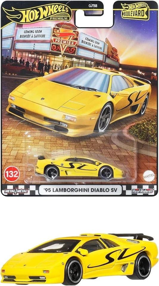 Lamborghini Diablo SV #132 1:64 Hot Wheels Boulevard '95