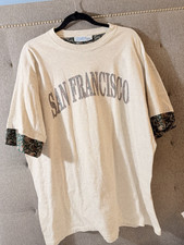 Campus Park Sportswear XL Graphic Tee Paisley Sleeve 100 Cotton