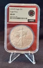 2025 (P) $1 American Silver Eagle First Eagle Privy NGC MS69 EDC Red Core 1oz