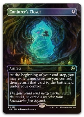 Conjurer's Closet (Borderless) #321 (Foil) NM Innistrad Remastered INR Magic MTG
