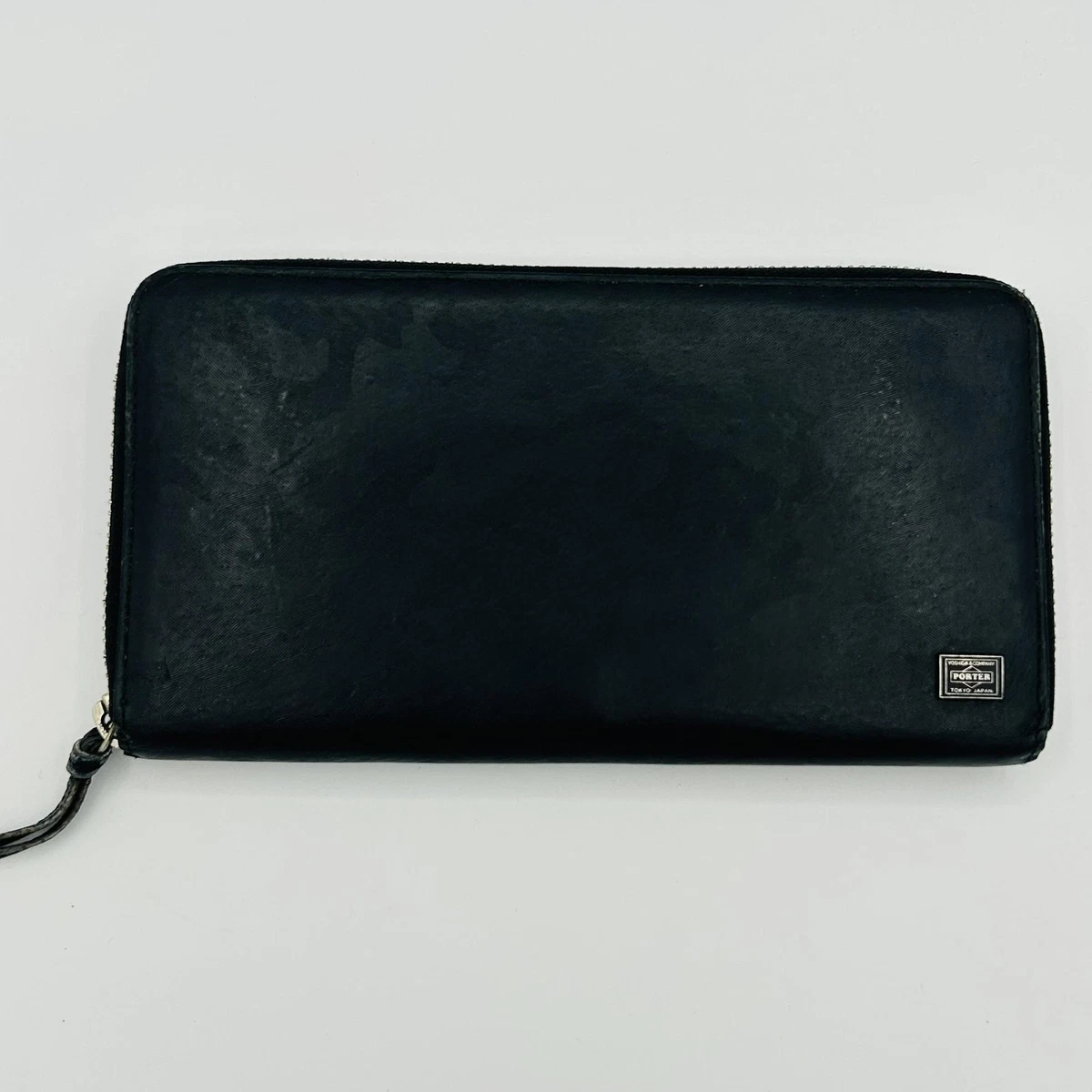 Porter Black Leather Wallets for Men for sale | eBay