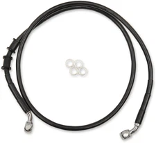 Drag Specialties 1741-5383 Extended Stainless Steel Front Brake Line Kit 51 1...