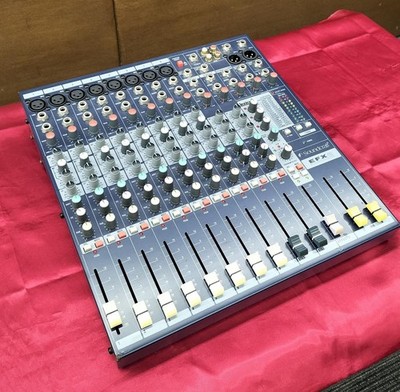 Soundcraft EFX8 8-Channel Analog Mixer Lexicon Effects w/ Cable Tested TMB01 6.0