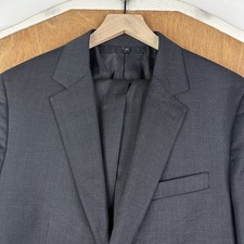 Bonobos Suit Mens 40R Gray 2 Button Wool Stretch Slim Fit Pants 34 Flat NEW NWOT