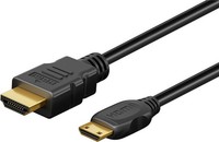 30X Goobay 74431 Ultra High-Speed Hdmi™-Kabel Auf Mini-Hdmi™, 3 M, Schwarz - 8K/