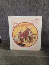 Video Disc "Old Yeller" Walt Disney 1957 Chuck Connors Dorthy McGuire CED Format