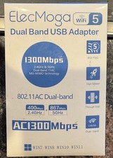 USB 3.0 WIFI Adapter 1300mbps Wireless Dongle Dual Band 2.4G/5G Dual Antenna