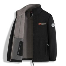 New Men Winter Jacket Brand Thick Polar Fleece Outwear Quality Korean Style Man