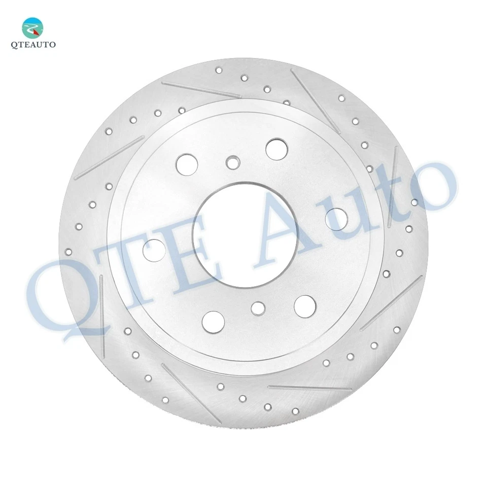 Rotores de freno traseros perforados de 345 mm para Chevrolet Silverado 1500 LD 2019 Foto 3 de 4