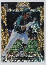 2019 Panini Prizm Tier II Neon Orange Donut Circle /150 Ramon Laureano #156 07rd