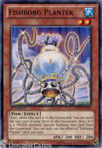 ABYR-EN030 Fishborg Planter Common 1st Edition Mint Yu-Gi-Oh! Card
