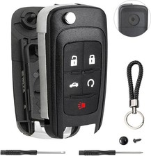5 Button Key Fob Shell Replacement For Chevy Cruze Camaro Impala Equinox Gmc... 5 Button Key Fob Shell Replacement For Chevy Cruze Camaro Impala Equinox Gmc...