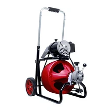 -9002H 50FT x 3/8 Inch Sewer Snake Electric Auger