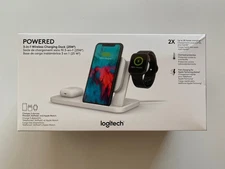 Logitech Powered 3-in-1 Qi Enabled Wireless Charging Dock (NEW - in box)