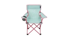 Ozark Trail Quad Camp Chair with Cupholder for Kids, Green