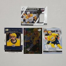 (5) card Filip Forsberg Lot 2023-24 SP Game Used Fabrics Honor Roll Star Zone