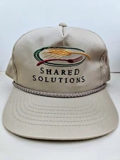 Vintage Philip Morris Shared Solutions AG Farm Trucker Hat Snapback Dad Cap