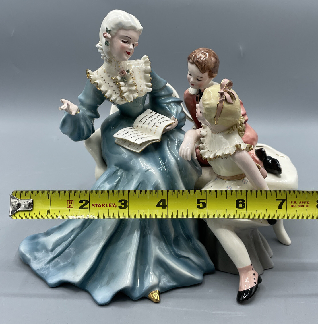 RARE Vintage 1950 Florence Ceramics Figurine Story Book Hour Boy