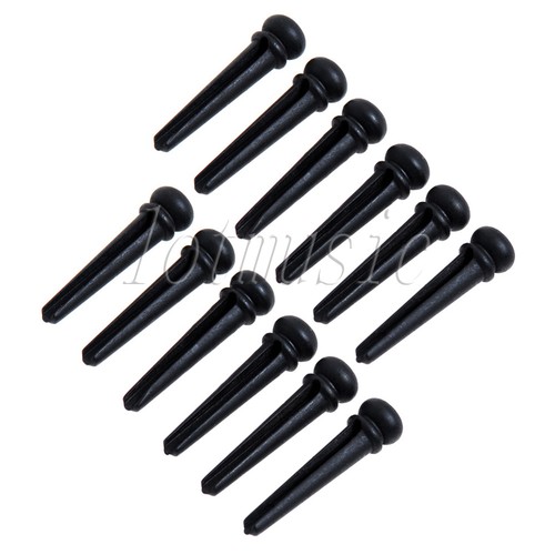 12pcs Guitar Bridge Pins Ebony Wood Pin for Acoustic Guitar End Pins eBay