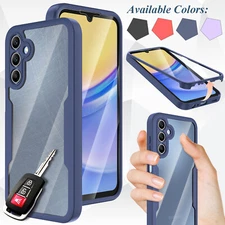 For Samsung Galaxy A15 5G Full Body Case Rugged Cover Built-in Screen Protector