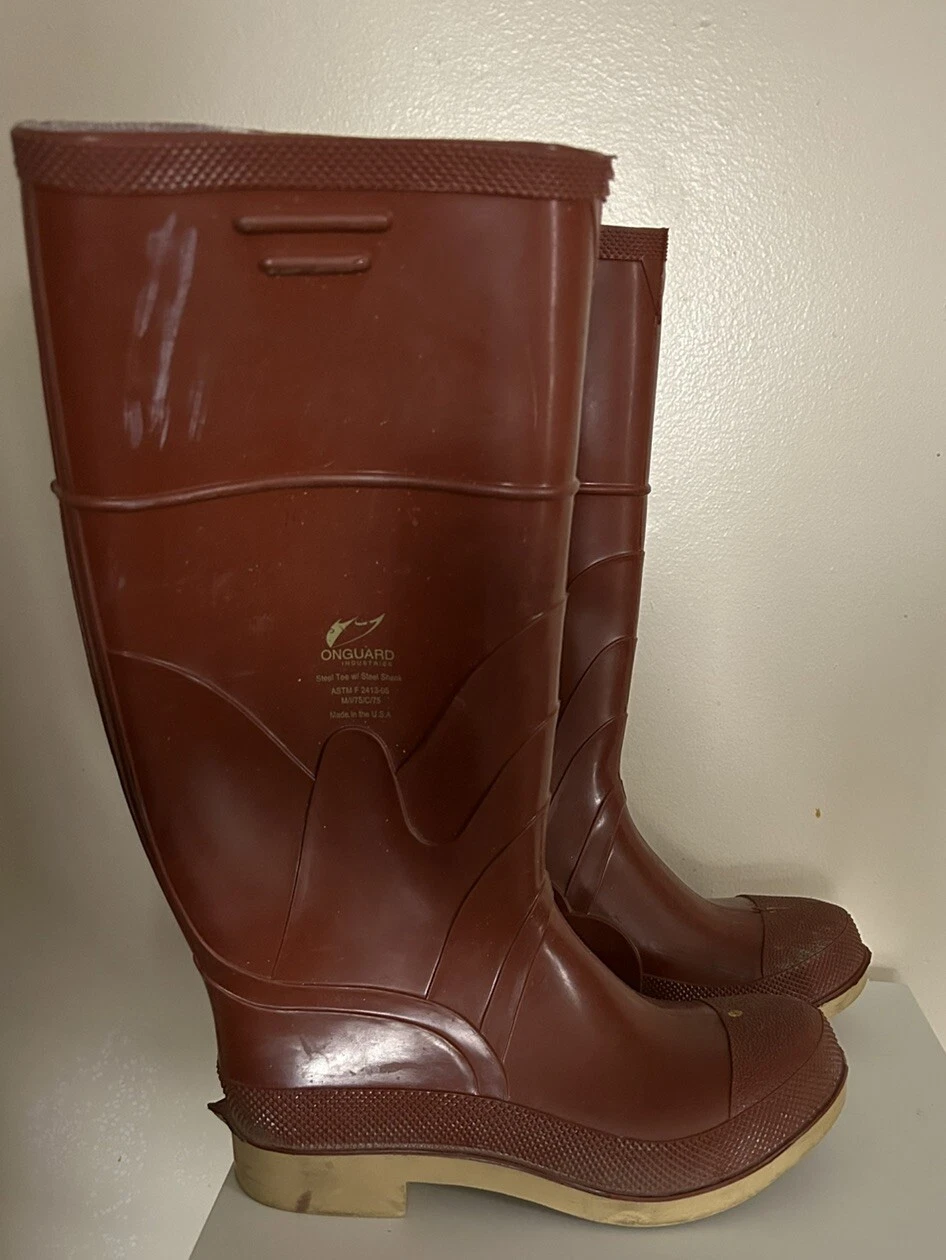 Onguard Industries Sz 7 Superpoly Safety Steel Toe Shank Boot ASTM F 2413-05