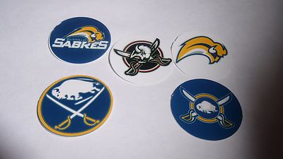 Pre Cut One Inch Bottle Cap Images Buffalo Sabres  Free Ship