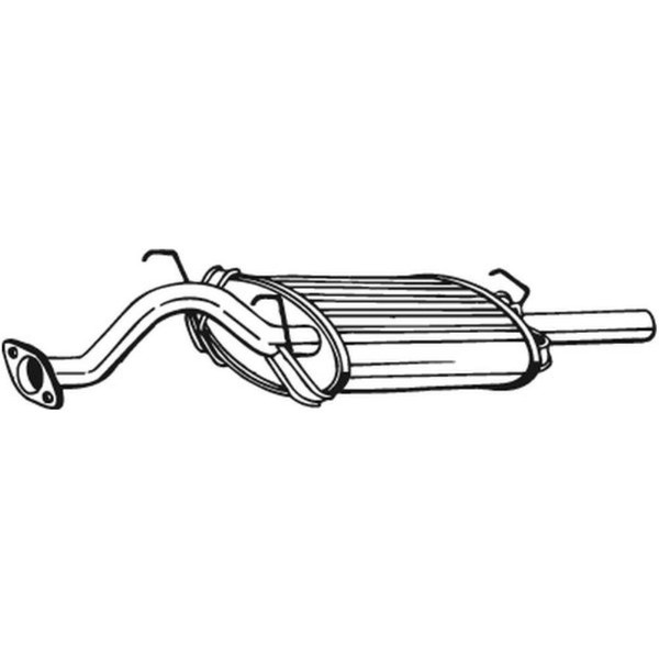 Bosal EndschalldäMpfer SchalldäMpfer FüR Honda Civic VI Aerodeck 163-157-image